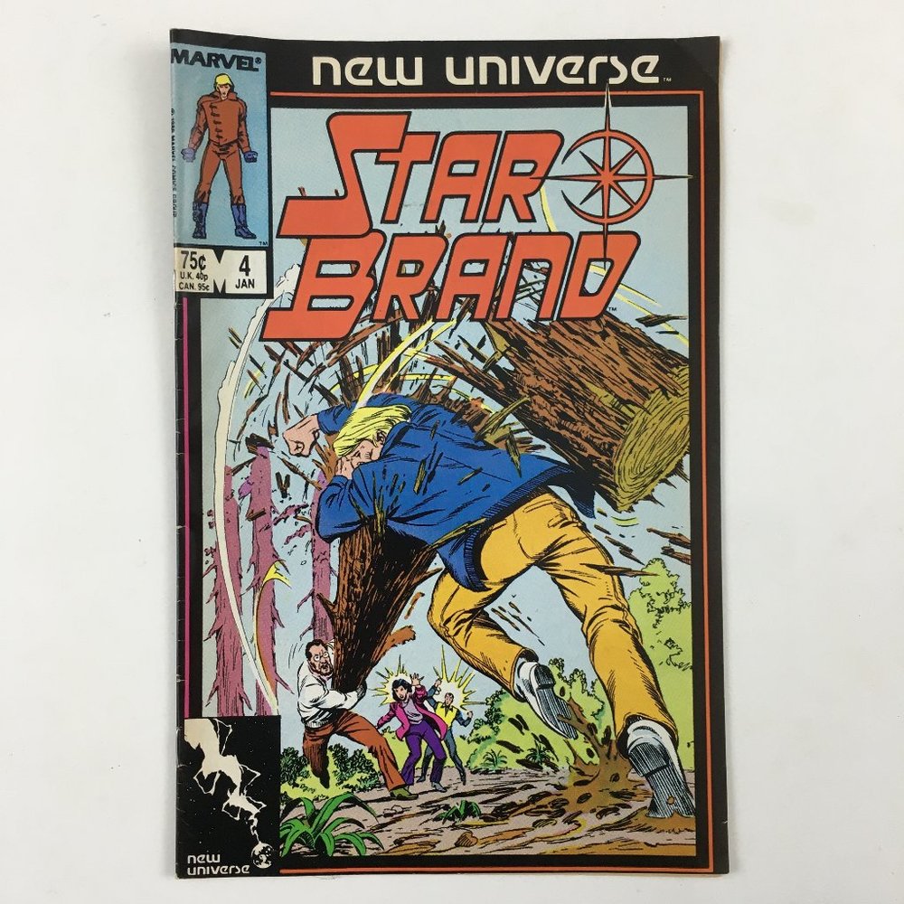 Star Brand #4 New Universe 1987 1st Print Copper Age Marvel Superhero Comic Book